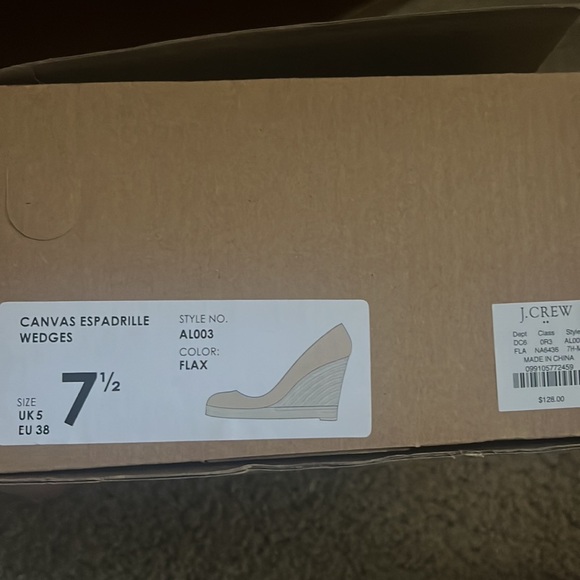 J. Crew espadrille NIB - Picture 6 of 6